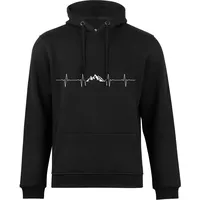Cotton Prime® Kapuzensweatshirt Pulsschlag Berge