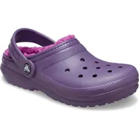 Crocs Classic Lined K Clog, Nightshade, 34/35 Mädchen Lila
