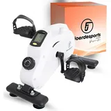 Fjoerdesports Arm- und Beintrainer, Mini-Heimtrainer, Bewegungstrainer, Training im Home-Office, mit Trainingsdisplay, Hometrainer - Weiß