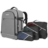 Manhattan Notebook Rucksack Notebook-Rucksack mit Gerätefächern für Laptops bis zu 17,3\ ,Tablets bis zu 11\ Passend für maximal: