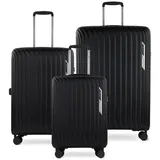Bugatti Hera Koffer-Set 3-tlg. schwarz