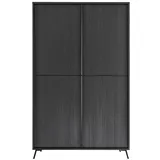 INOSIGN Highboard »City«, Höhe ca. 174 cm, schwarz
