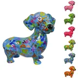netproshop Spardose Dackel Spardose Hund aus Keramik Pomme Pidou ca. 18x10x17 cm Größe M, Auswahl:ABC