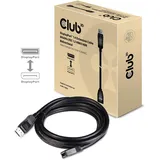 Club 3D DisplayPort Verlängerungskabel 3,00 m Schwarz