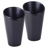 CreaTable CreaTable, 33962, Serie Street Food, 2-teiliges Geschirrset für 2 Personen, Street Cone aus Steinzeug, spülmaschinen- und mikrowellengeeignet, Qualitätsproduktion