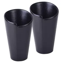 CreaTable CreaTable, 33962, Serie Street Food, 2-teiliges Geschirrset für 2 Personen, Street Cone aus Steinzeug, spülmaschinen- und mikrowellengeeignet, Qualitätsproduktion