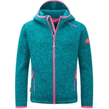 TROLLKIDS Jondalen Xt Jacke - Dark Turquoise / Light Magenta - 92 cm