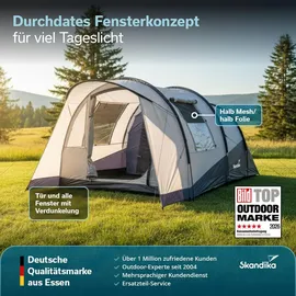 Skandika Isken 3 Protect Grau/Rot