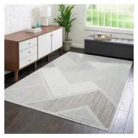 Carpet City Teppich-Läufer Kurzflor Flur - Beige, Grün -