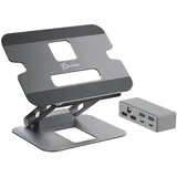 j5create JTS427-N Multi-Winkel Dual 4K Dockingstation + USB 3.2, USB-C