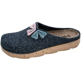 Fischer Markenschuh Pantolette Blau 36