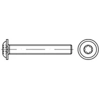 Industrial Quality Supplies ISO 7380-2 Flachkopfschraube A 2 M