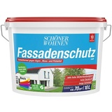 SCHÖNER WOHNEN-Farbe Mix Fassadenfarbe Fassadenschutz zum Mischen lassen  (Basismischfarbe 4, 10 l, Matt)