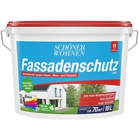 SCHÖNER WOHNEN-Farbe Fassadenfarbe Fassadenschutz  (Basismischfarbe 4, 10 l, Matt)