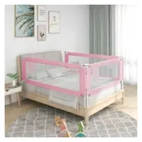 vidaXL Bettschutzgitter Lyana 140x25 cm Rosa