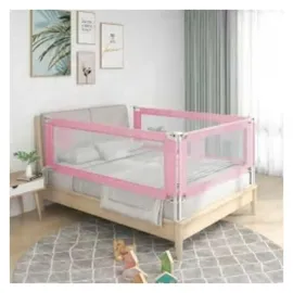 vidaXL Bettschutzgitter Lyana 140x25 cm Rosa
