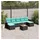 vidaXL Gartensofa-Set 8-tlg. Loungesofa schwarz