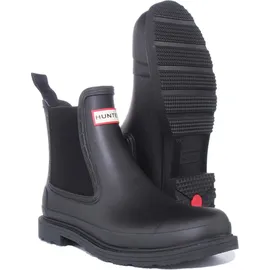 Hunter Commando Chelsea Boot Herren Schwarz 43