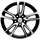 GMP Astral 7,0 x 17 4 x 98 ET35 MB58,1 Schwarz Poliert