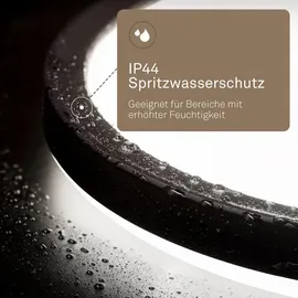 B.K.Licht LED Panel 1 29 cm rund/schwarz