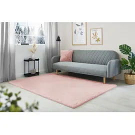 -luxor- living Loano Fellteppich 160 x 230 cm Altrosa