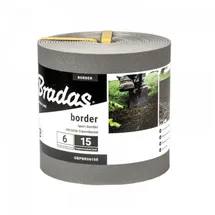 Bradas Rasenkante Beeteinfassung BORDER 600 x 15 cm grau