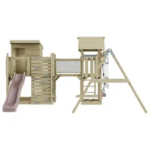 OUTDOORTOYS Spielturm Malou Holz Altrosa