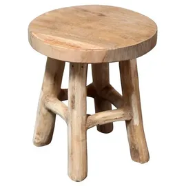 Spetebo Teak Blumenhocker rund Ø 15 cm