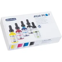 Schmincke Aqua Drop Aquarellfarbe 5 150 ml Weiß/Türkis