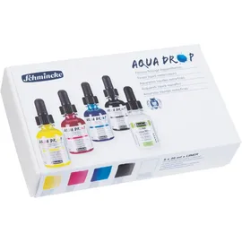 Schmincke Aqua Drop Aquarellfarbe 5 150 ml Weiß/Türkis