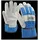 OX-ON Kinderhandschuh PU / Baumwolle blau 8-10 Jahre