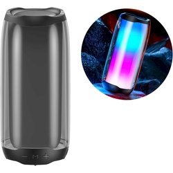 WK Design portable wireless Bluetooth 5.0 speaker RGB 2000mAh black (D31 black), Bluetooth Lautsprecher