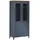vidaXL Highboard Hill Grau 85x37x170,5 cm Massivholz Kiefer