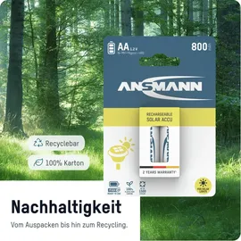 Ansmann Akku Mignon AA 800 mAh 1,2V