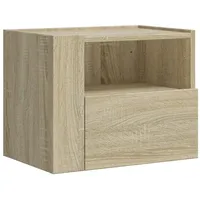 VidaXL Wand-Nachttisch Sonoma-Eiche 45x30x35 cm