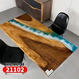xl moebel gmbh Meer-Fluss 161 x 75 x 81 cm braun