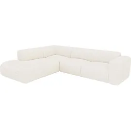 vente-unique Großes Ecksofa mit Recamiere mit Rückenlehne - POGNI von Maison Céphy