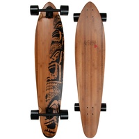 JUCKER HAWAII Longboard Skateboard Makaha SE Allround - Cruiser Longboard mit einzigartigem Bambus Deck