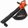 Powerplus Power plus Dual Power Akku-Laubbläser POWDPG75270-40 V Akku-Laubbläser, 3-in-1: Häckseln, Blasen und Saugen, 210 km/h maximale Luftgeschwindigkeit, ohne Batterie und Ladegerät
