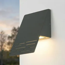 Easylight Außenleuchte Aluminium Glas 15 cm 12,6 cm IP44 700 lm Anthrazit