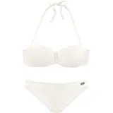 Buffalo Bügel-Bandeau-Bikini Damen creme Gr.40 Cup E