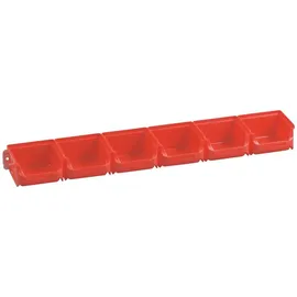 Allit Kleinteilemagazin Polypropylen 613x165x75 mm blau