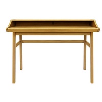 Woodman Schreibtisch »Carteret«, edles Holzfurnier aus Eiche, Gestell Massivholz, Breite 115 cm, braun