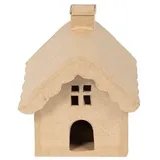 Décopatch Haus Pappmaché 11cm braun