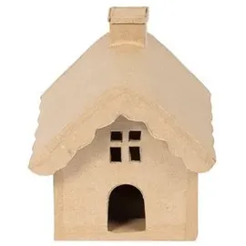 Décopatch Haus Pappmaché 11cm braun