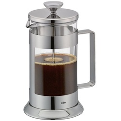 Cilio Kaffeebereiter Kaffeebereiter LAURA, 1l Kaffeekanne silberfarben|weiß