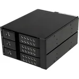 Startech StarTech.com 3-fach 3,5 SATA Festplatten Aluminium Wechselrahmen Backplane, 3 Bay 3,5 Zoll (8,9cm) Mobiles HDD Speicher Rack