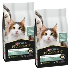 PRO PLAN Liveclear Sterilised Adult Truthahn 2x7 kg