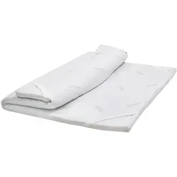 Dmora Viereckiger und halber Topper Perseo, Matratze zur Verbesserung der Körperhaltung, Memory Foam Topper, 100 % Made in Italy, 120 x 190 x 5 cm