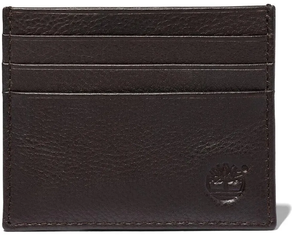 Timberland Mens Kennebunk Leather Card Holder mulch OS